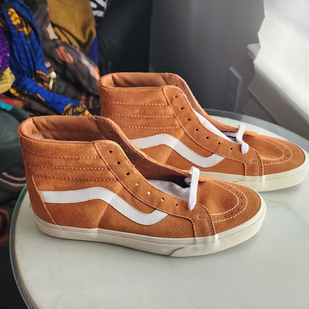 Vans Men’s Sk8-HiPig Suede Tortoise Shell Sneakers